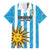 Custom Uruguay Football Family Matching Summer Maxi Dress and Hawaiian Shirt Sol De May - Wonder Print Shop