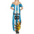 Custom Uruguay Football Family Matching Summer Maxi Dress and Hawaiian Shirt Sol De May - Wonder Print Shop