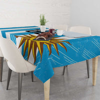 Custom Uruguay Football Tablecloth Sol De May - Wonder Print Shop