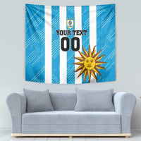 Custom Uruguay Football Tapestry Sol De May - Wonder Print Shop