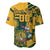 Custom South Africa Rugby Baseball Jersey Springboks With Protea Cynaroides - Wonder Print Shop
