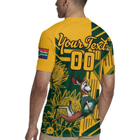 Custom South Africa Rugby Rugby Jersey Springboks With Protea Cynaroides - Wonder Print Shop
