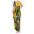 Custom South Africa Rugby Tank Maxi Dress Springboks With Protea Cynaroides - Wonder Print Shop