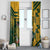 Custom South Africa Rugby Window Curtain Springboks With Protea Cynaroides - Wonder Print Shop