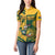 Custom South Africa Rugby Women Polo Shirt Springboks With Protea Cynaroides - Wonder Print Shop
