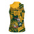 Custom South Africa Rugby Women Sleeveless Polo Shirt Springboks With Protea Cynaroides - Wonder Print Shop