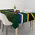 Custom South Africa Rugby Tablecloth Springboks Mascot African Pattern - Wonder Print Shop