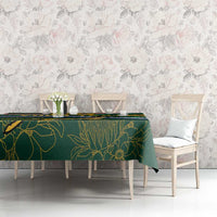 Custom South Africa Rugby Tablecloth Springboks Mascot African Pattern - Wonder Print Shop