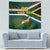 Custom South Africa Rugby Tapestry Springboks Mascot African Pattern - Wonder Print Shop