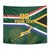 Custom South Africa Rugby Tapestry Springboks Mascot African Pattern - Wonder Print Shop