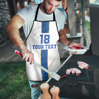 Custom Finland Football Apron Suomi Champion Sami Pattern - Wonder Print Shop