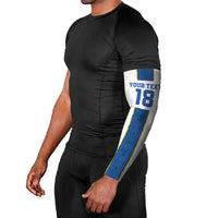 Custom Finland Football Arm Sleeves Suomi Champion Sami Pattern - Wonder Print Shop