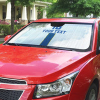 Custom Finland Football Auto Sun Shade Suomi Champion Sami Pattern - Wonder Print Shop