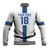 Custom Finland Football Baseball Jacket Suomi Champion Sami Pattern - Wonder Print Shop