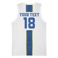 Custom Finland Football Basketball Jersey Suomi Champion Sami Pattern - Wonder Print Shop