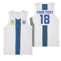 Custom Finland Football Basketball Jersey Suomi Champion Sami Pattern - Wonder Print Shop