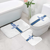 Custom Finland Football Bathroom Set Suomi Champion Sami Pattern - Wonder Print Shop