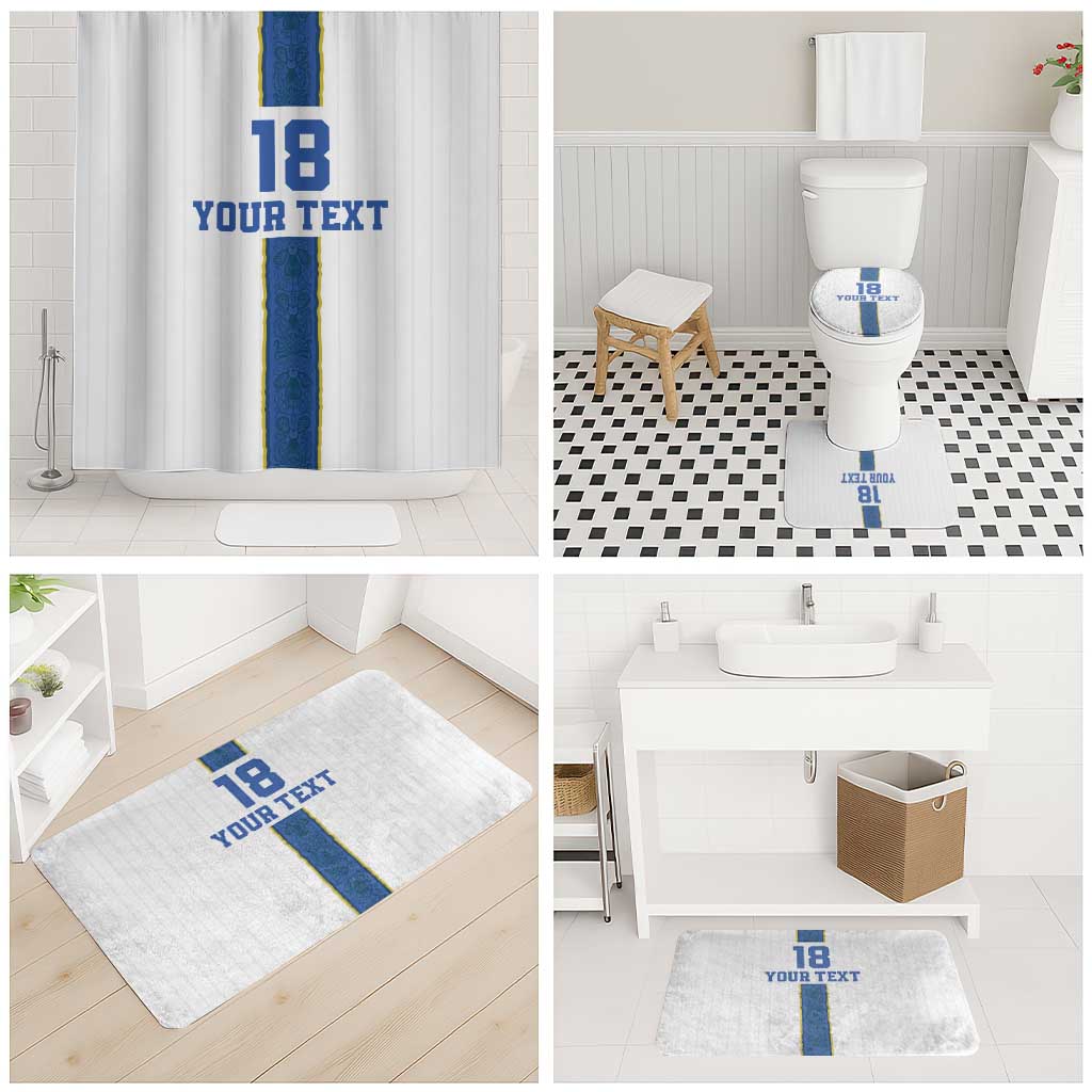 Custom Finland Football Bathroom Set Suomi Champion Sami Pattern - Wonder Print Shop