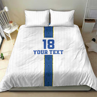 Custom Finland Football Bedding Set Suomi Champion Sami Pattern - Wonder Print Shop