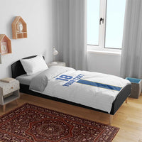 Custom Finland Football Bedding Set Suomi Champion Sami Pattern - Wonder Print Shop