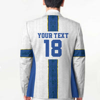 Custom Finland Football Blazer Suomi Champion Sami Pattern - Wonder Print Shop