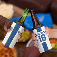 Custom Finland Football 4 in 1 Can Cooler Tumbler Suomi Champion Sami Pattern - Wonder Print Shop