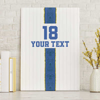 Custom Finland Football Canvas Wall Art Suomi Champion Sami Pattern - Wonder Print Shop