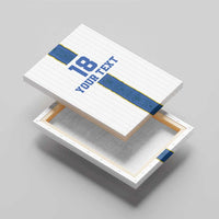 Custom Finland Football Canvas Wall Art Suomi Champion Sami Pattern - Wonder Print Shop