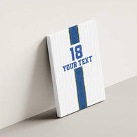 Custom Finland Football Canvas Wall Art Suomi Champion Sami Pattern - Wonder Print Shop