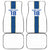 Custom Finland Football Car Mats Suomi Champion Sami Pattern - Wonder Print Shop