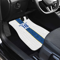 Custom Finland Football Car Mats Suomi Champion Sami Pattern - Wonder Print Shop