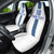 Custom Finland Football Car Seat Cover Suomi Champion Sami Pattern - Wonder Print Shop