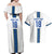 Custom Finland Football Couples Matching Off Shoulder Maxi Dress and Hawaiian Shirt Suomi Champion Sami Pattern - Wonder Print Shop
