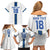 Custom Finland Football Family Matching Off Shoulder Short Dress and Hawaiian Shirt Suomi Champion Sami Pattern - Wonder Print Shop