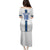 Custom Finland Football Family Matching Puletasi and Hawaiian Shirt Suomi Champion Sami Pattern - Wonder Print Shop