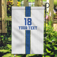 Custom Finland Football Garden Flag Suomi Champion Sami Pattern - Wonder Print Shop