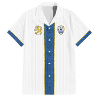 Custom Finland Football Hawaiian Shirt Suomi Champion Sami Pattern - Wonder Print Shop