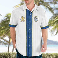 Custom Finland Football Hawaiian Shirt Suomi Champion Sami Pattern - Wonder Print Shop