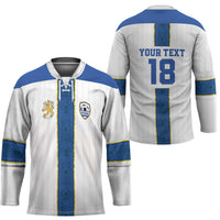 Custom Finland Football Hockey Jersey Suomi Champion Sami Pattern - Wonder Print Shop