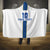 Custom Finland Football Hooded Blanket Suomi Champion Sami Pattern - Wonder Print Shop