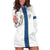 Custom Finland Football Hoodie Dress Suomi Champion Sami Pattern - Wonder Print Shop