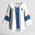 Custom Finland Football Kimono Sleeve Blouse Suomi Champion Sami Pattern - Wonder Print Shop