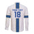Custom Finland Football Long Sleeve Button Shirt Suomi Champion Sami Pattern - Wonder Print Shop