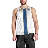 Custom Finland Football Men Tank Top Suomi Champion Sami Pattern - Wonder Print Shop