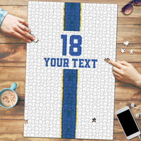 Custom Finland Football Puzzle Suomi Champion Sami Pattern - Wonder Print Shop