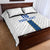 Custom Finland Football Quilt Bed Set Suomi Champion Sami Pattern - Wonder Print Shop