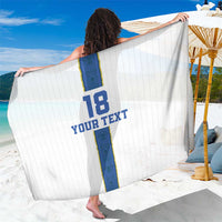 Custom Finland Football Sarong Suomi Champion Sami Pattern - Wonder Print Shop