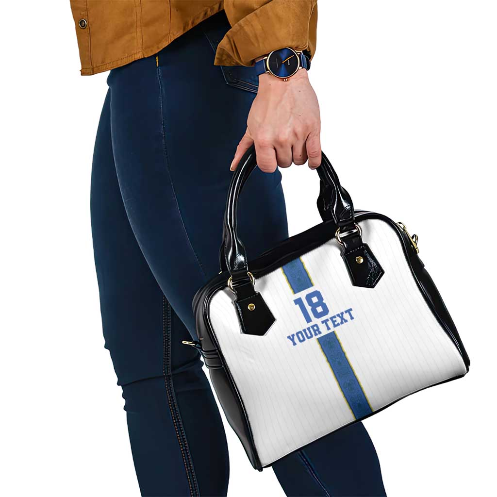 Custom Finland Football Shoulder Handbag Suomi Champion Sami Pattern - Wonder Print Shop