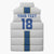 Custom Finland Football Sleeveless Puffer Jacket Suomi Champion Sami Pattern - Wonder Print Shop