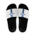 Custom Finland Football Slide Sandals Suomi Champion Sami Pattern - Wonder Print Shop
